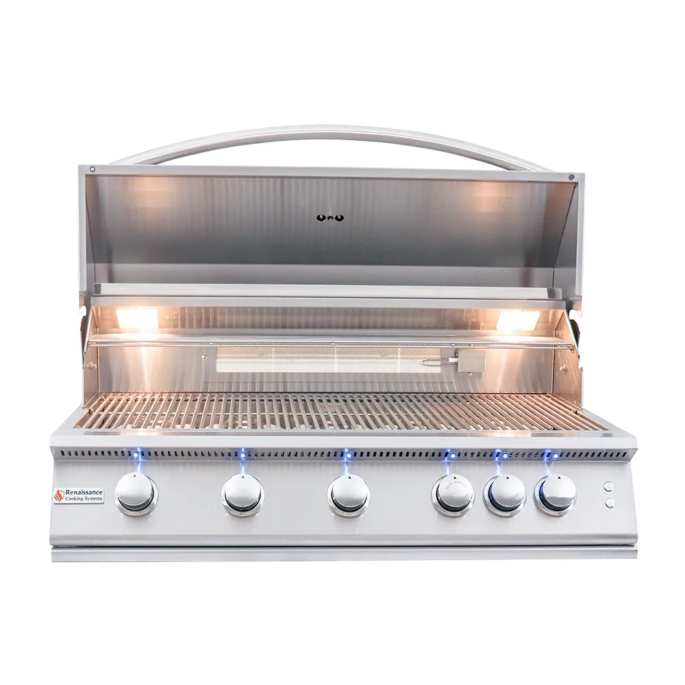 RCS Gas Grills - 40" Premier Grill with LED Lights - RJC40AL