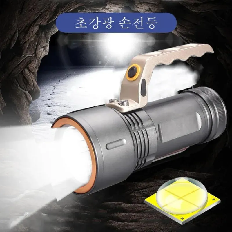 Rechargeable portable detection light powerful high-power flashlight