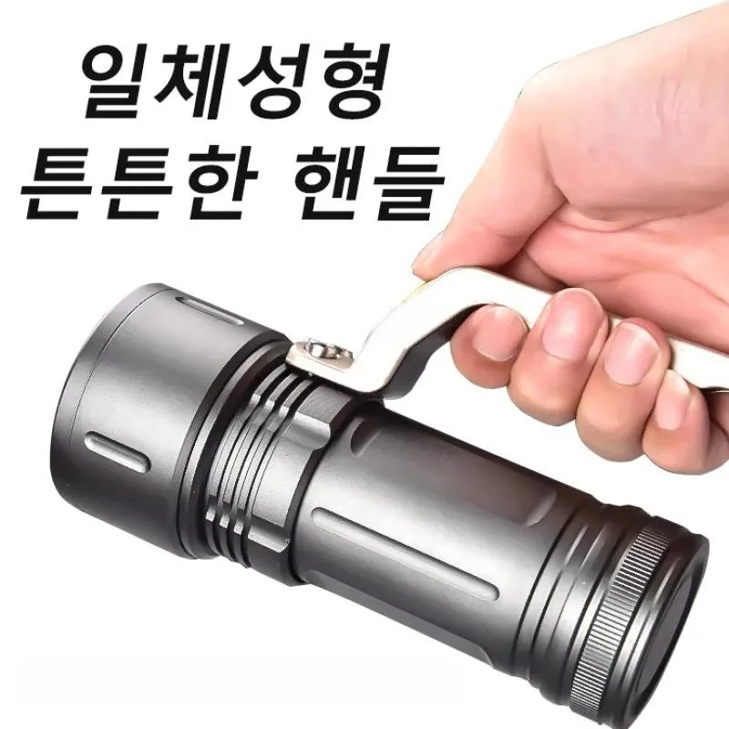 Rechargeable portable detection light powerful high-power flashlight