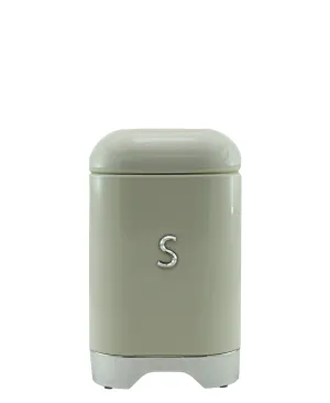 Retro Sugar Tin - Cream