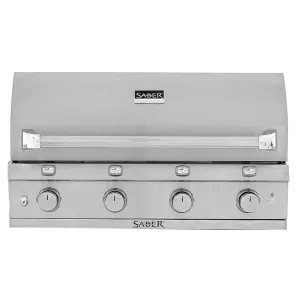 Saber Grills: Stainless Series 4-Burner Built-In Grill (NG)