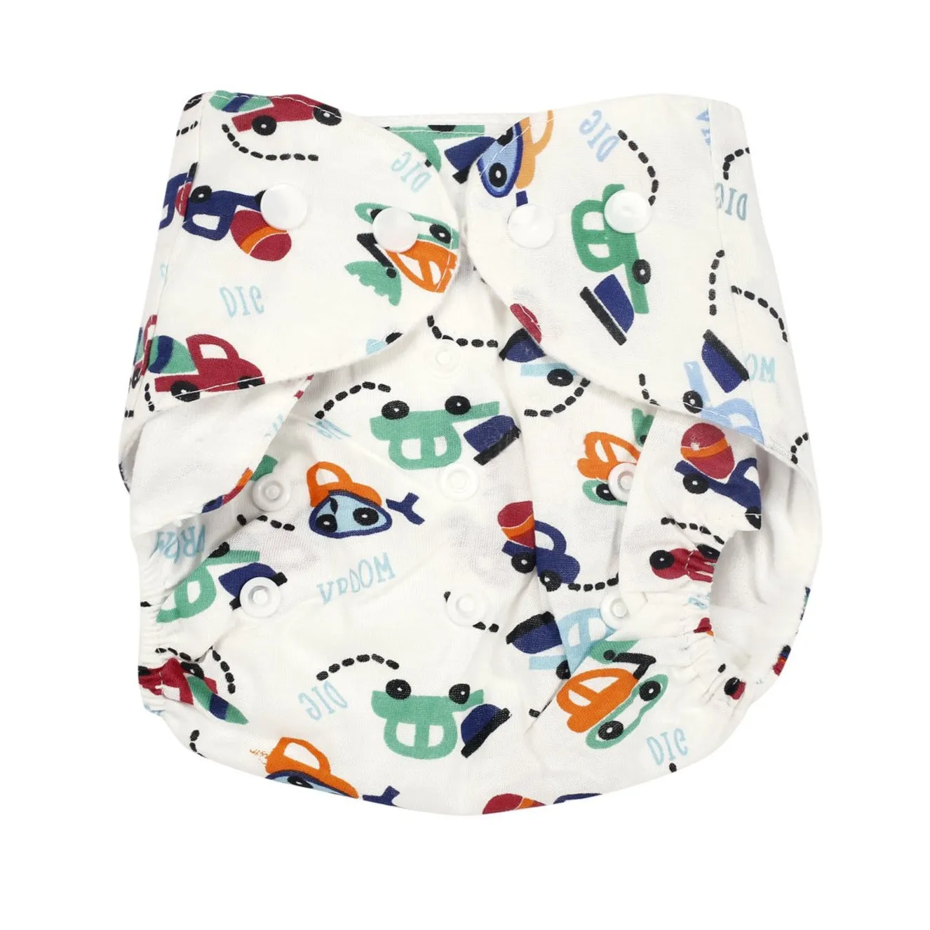 Speed Racer Multicolour Reusable Diaper