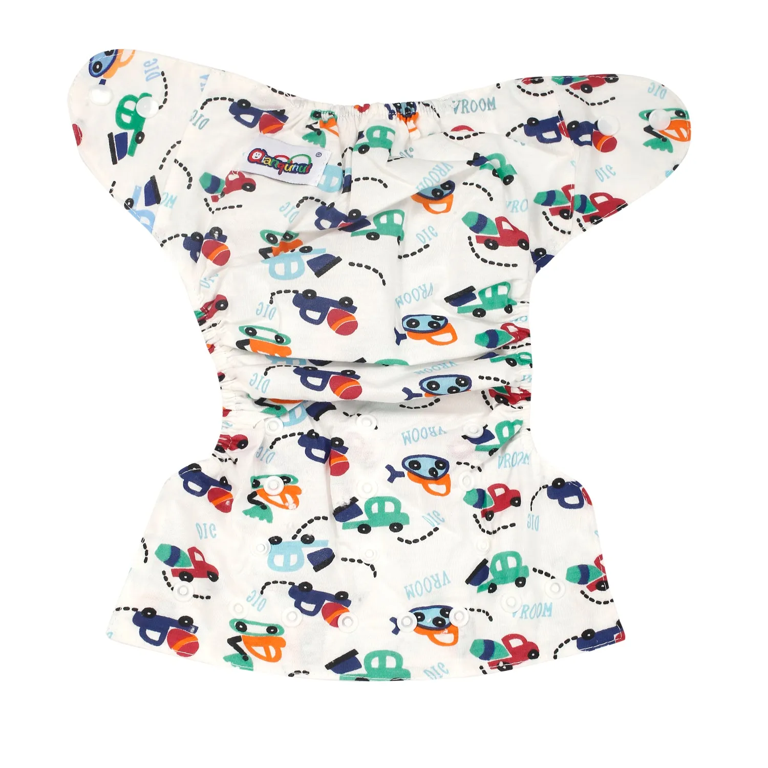 Speed Racer Multicolour Reusable Diaper