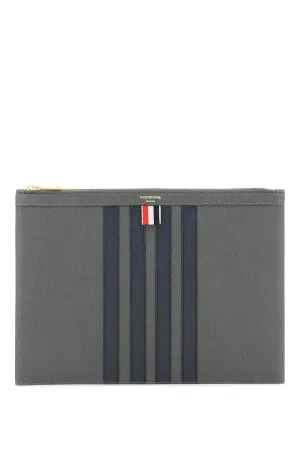 Thom browne '4-bar' pouch