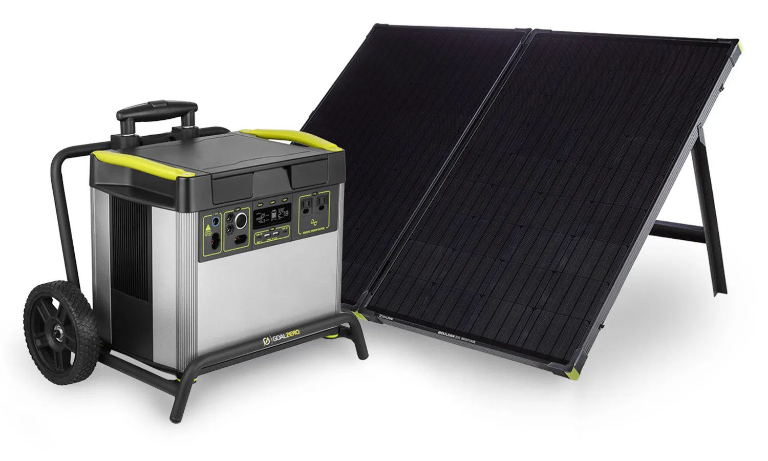 Yeti 3000X   Boulder 200 Solar Generator